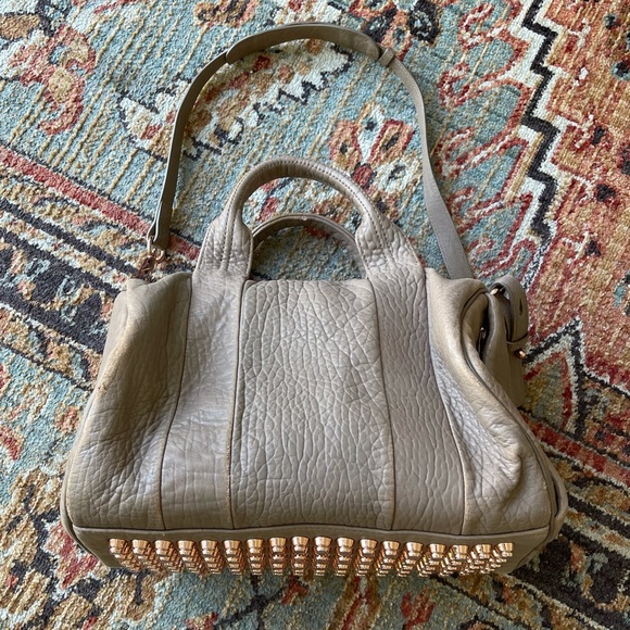 Sold ALEXANDER WANG 🌹 ROSEGOLD ROCCO DUFFEL TOTE - Picture 16 of 16